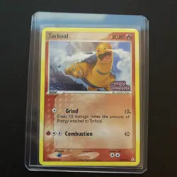 Pokemon TCG Torkoal EX Holon Phantoms Card 33/110 Regular Rare - Image 1