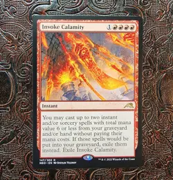 MTG | Invoke Calamity (147/302) | Kamigawa: Neon Dynasty | Regular Rare NM - Image 1