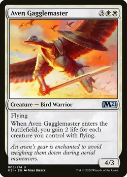 MTG Core 2021 U Aven Gagglemaster #005 PLAYSET x4 4x - Image 1
