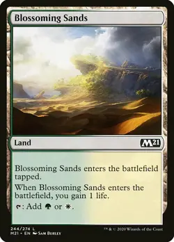 MTG Core 2021 C Blossoming Sands #244 PLAYSET x4 4x - Image 1