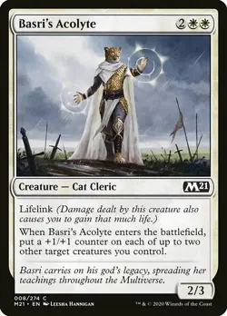 MTG Core 2021 C Basri's Acolyte #008 PLAYSET x4 4x - Image 1