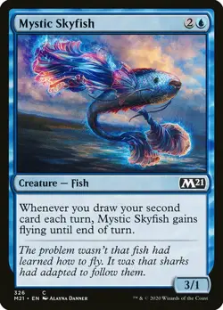 MTG Core 2021 C Mystic Skyfish #326 PLAYSET x4 4x - Image 1