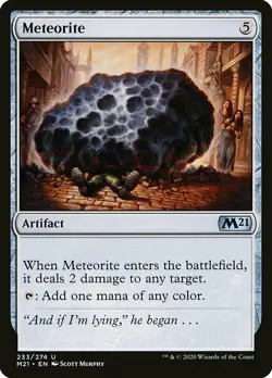 MTG Core 2021 U Meteorite #233 PLAYSET x4 4x - Image 1