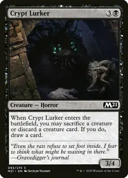 MTG Core 2021 C Crypt Lurker #093 PLAYSET x4 4x - Image 1