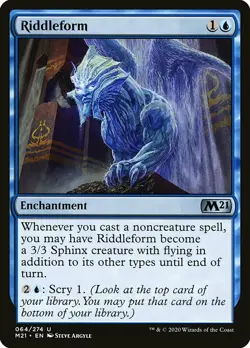 MTG Core 2021 U Riddleform #064 PLAYSET x4 4x - Image 1