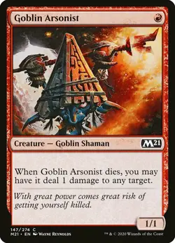 MTG Core 2021 C Goblin Arsonist #147 PLAYSET x4 4x - Image 1