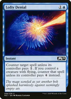 MTG Core 2021 C Lofty Denial #056 PLAYSET x4 4x - Image 1