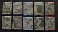 10x FULL ART LANDS - Full set - Lord of the Rings - MTG - Magic the Gathering - Image 1