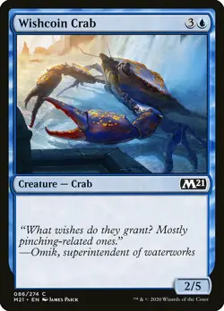 MTG Core 2021 C Wishcoin Crab #086 PLAYSET x4 4x - Image 1