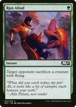 MTG Core 2021 C Run Afoul #201 PLAYSET x4 4x - Image 1