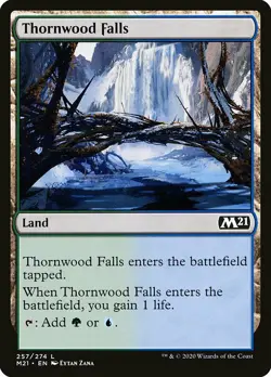 MTG Core 2021 C Thornwood Falls #257 PLAYSET x4 4x - Image 1