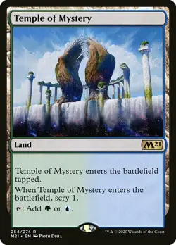 MTG Core 2021 R Temple of Mystery #254 - Image 1