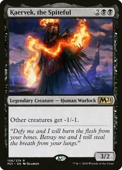 MTG Core 2021 R Kaervek the Spiteful #106 - Image 1