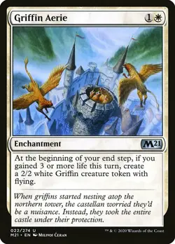 MTG Core 2021 U Griffin Aerie #022 PLAYSET x4 4x - Image 1