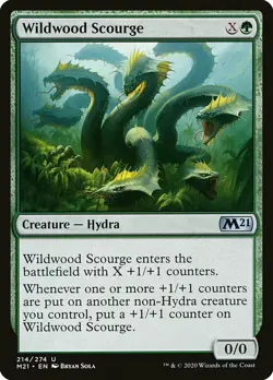 MTG Core 2021 U Wildwood Scourge #214 PLAYSET 4x x4 - Image 1