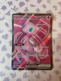 Mew EX - 193/165 - English 151 - Pokemon TCG Card NM Full Art Ultra Rare - Image 2