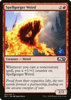 MTG Core 2021 *FOIL* C Spellgorger Weird #161 - Image 1