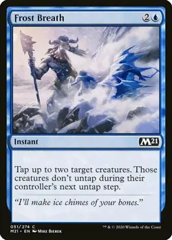MTG Core 2021 *FOIL* C Frost Breath #051 - Image 1