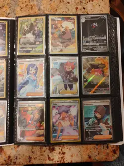 Pokemon Card Binder 185 CARDS, IR, FA, TG, VMAX, VSTAR, PROMOS, EX, V, ASPEC - Image 3