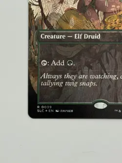 NM - Llanowar Elves Halo Foil 0039 MTG Secret Lair Encyclopedia of Magic - Image 4