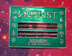 Magic The Gathering 96 - 98 The Duelist Life Abacus Counter - Green - Used - Image 1