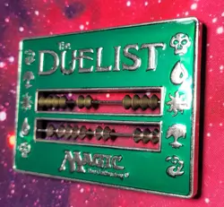 Magic The Gathering 96 - 98 The Duelist Life Abacus Counter - Green - Used - Image 2