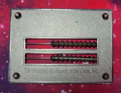 Magic The Gathering 96 - 98 The Duelist Life Abacus Counter - Green - Used - Image 4