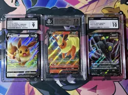 Pokemon Graded Card Lot |Eevee V| |Flareon V| |Umbreon V| - Image 1