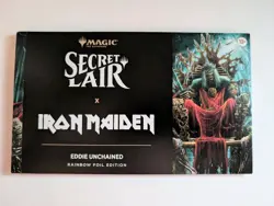 MTG Secret Lair Iron Maiden: Eddie Unchained Rainbow Foil Edition Factory Sealed - Image 1