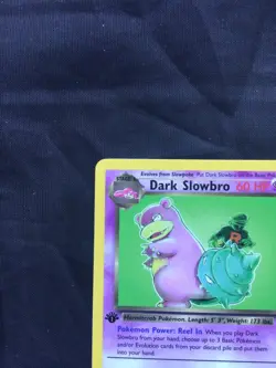Pokemon Cards: Team Rocket 1st Edition Rare: Dark Slowbro 29/82 - Image 2
