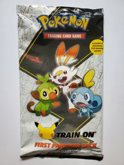 Pokemon TCG First Partner Pack - Galar 3 Jumbo Cards + 2 Booster Packs 820650809613 - Image 1