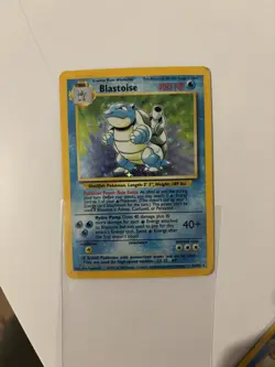 Pokemon TCG Blastoise Base Set 2/102 Unlimited English Edition - Image 1