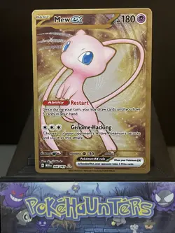 Pokemon Card Mew EX 205/165 Metal Scarlet & Violet 151 UPC Promo Near Mint - Image 1