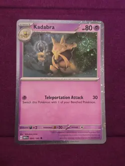 Pokemon Kadabra Cosmos Holo 064/165 MEW Scarlet & Violet 151 - Image 1