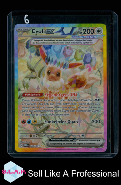 EVOLI EX POKEMON 167/131 2025 PRISMATIC EVOLUTION GERMAN SPEC ILLU RARE - Image 1