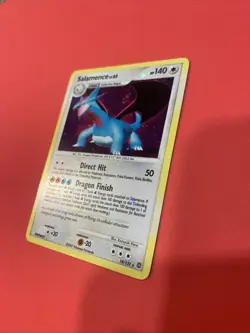 Pokemon Tcg Salamence 18/132 Secret Wonders Holo Holo Bleed Error LP Light Play - Image 3