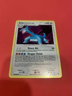 Pokemon Tcg Salamence 18/132 Secret Wonders Holo Holo Bleed Error LP Light Play - Image 4