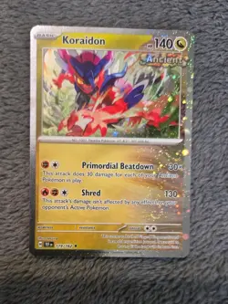 Pokemon TCG Koraidon Scarlet & Violet-Temporal Forces 119/162 Cosmos Holo - Image 1