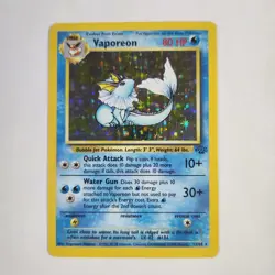Vaporeon 12/64 - Unlimited Holo Rare - Pokemon TCG - Jungle - LP - Image 1