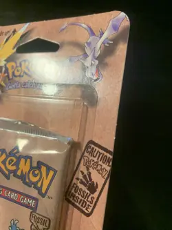Cartes Pokemon Booster Fossile Ptera Blister US Unlimited NEUF SCELLE SEALED - Image 3