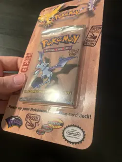 Cartes Pokemon Booster Fossile Ptera Blister US Unlimited NEUF SCELLE SEALED - Image 5
