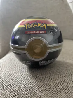 PokeBall Tin Pack [ Luxury Ball ] New Sealed Pokemon TCG 3-Packs + 1 Coin H-24 - Image 1