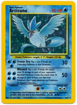 Pokemon - Fossil Holo Articuno 2/62 LP+ - Image 1