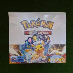 Pokemon TCG: Surging Sparks Factory Sealed Booster Box IN HAND - Image 2