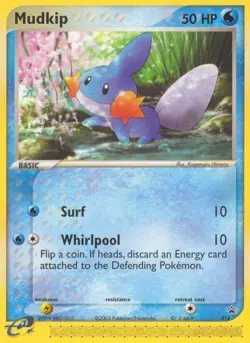 Pokemon Mudkip (18/40) Nintendo Black Star Promos LP HOLO - Image 1