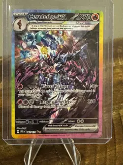 2025 Pokemon TCG Prismatic Evolutions #147 Ceruledge ex SIR - NEAR MINT/MINT - Image 1