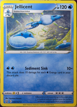 Jellicent Rare - 042/163 - Battle Styles Pokemon 2021 - Image 1