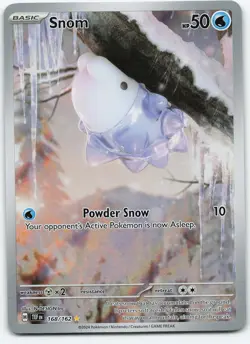 Snom 168/162 Illustration Rare Holo SV05: Temporal Forces NM Pokemon - Image 1
