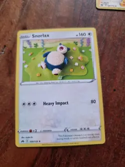 Pokemon TCG Snorlax Crown Zenith 109/159 Regular Rare - Image 1