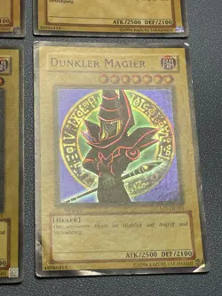 Yu-Gi-Oh! 4x Dunkler Magier (SDY, SYE) Ultra Rare Dark Magician Yugi Deck 2002 - Image 5